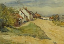 James William Booth (Staithes Group 1867-1953): The Moorcock Inn Langdale End,