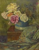 Harry Freckleton (British 1890-1979): Still Life of Roses,