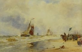 Thomas Bush Hardy (British 1842-1897): 'Coming in with the Tide Scheveningen',