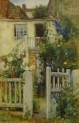 Frederic William Jackson (Staithes Group 1859-1918): Lansdowne Cottage Runswick Bay,