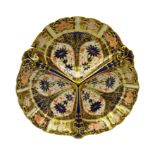 Royal Crown Derby Imari trefoil dish, pattern no.