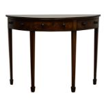 19th century mahogany side table,