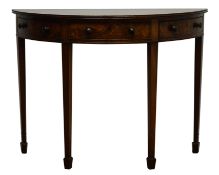 19th century mahogany side table,
