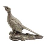 Sterling silver coated model of a Pheasant by County Artists,