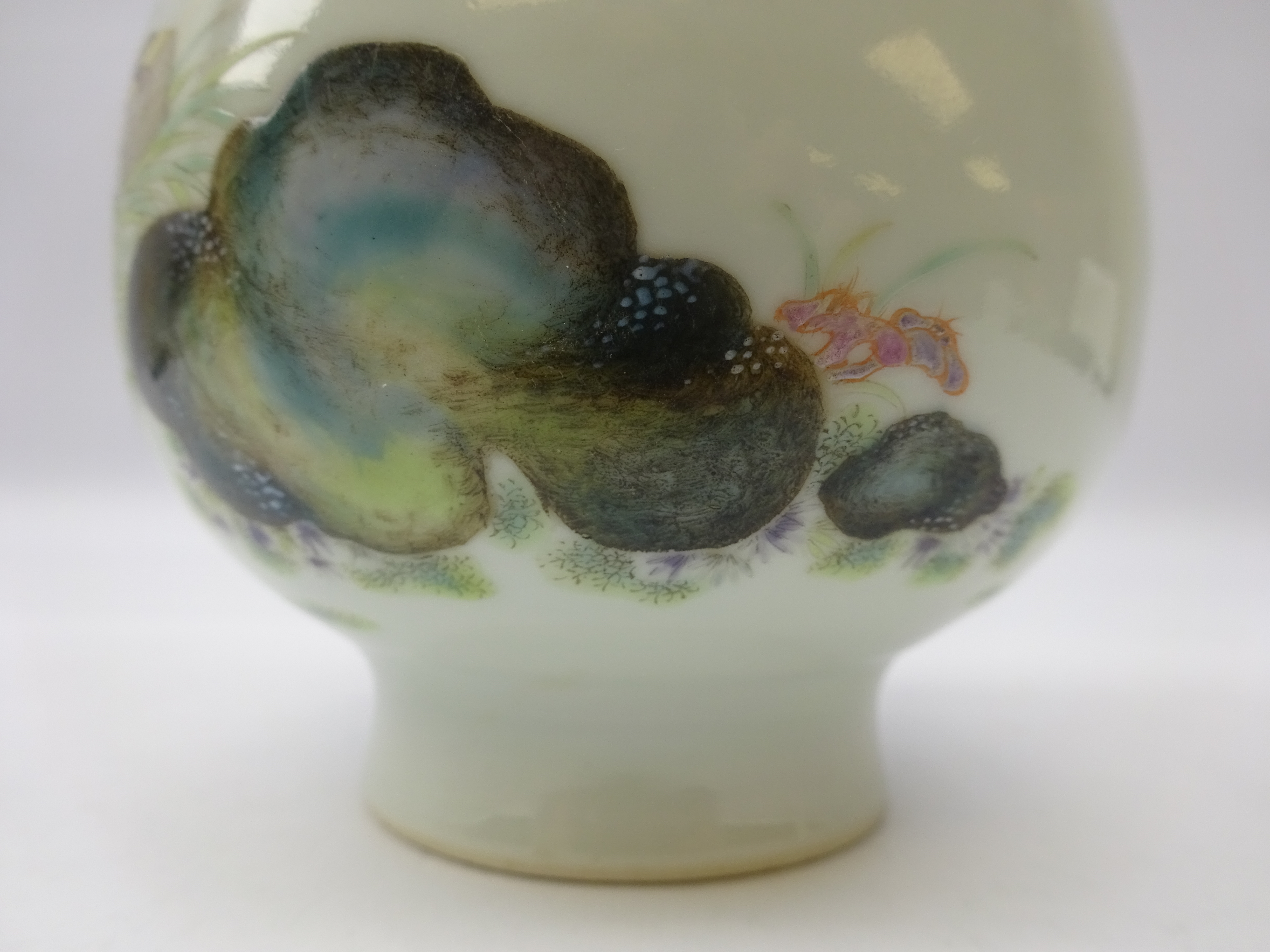 Chinese Republic bottle shaped vase, - Image 4 of 9