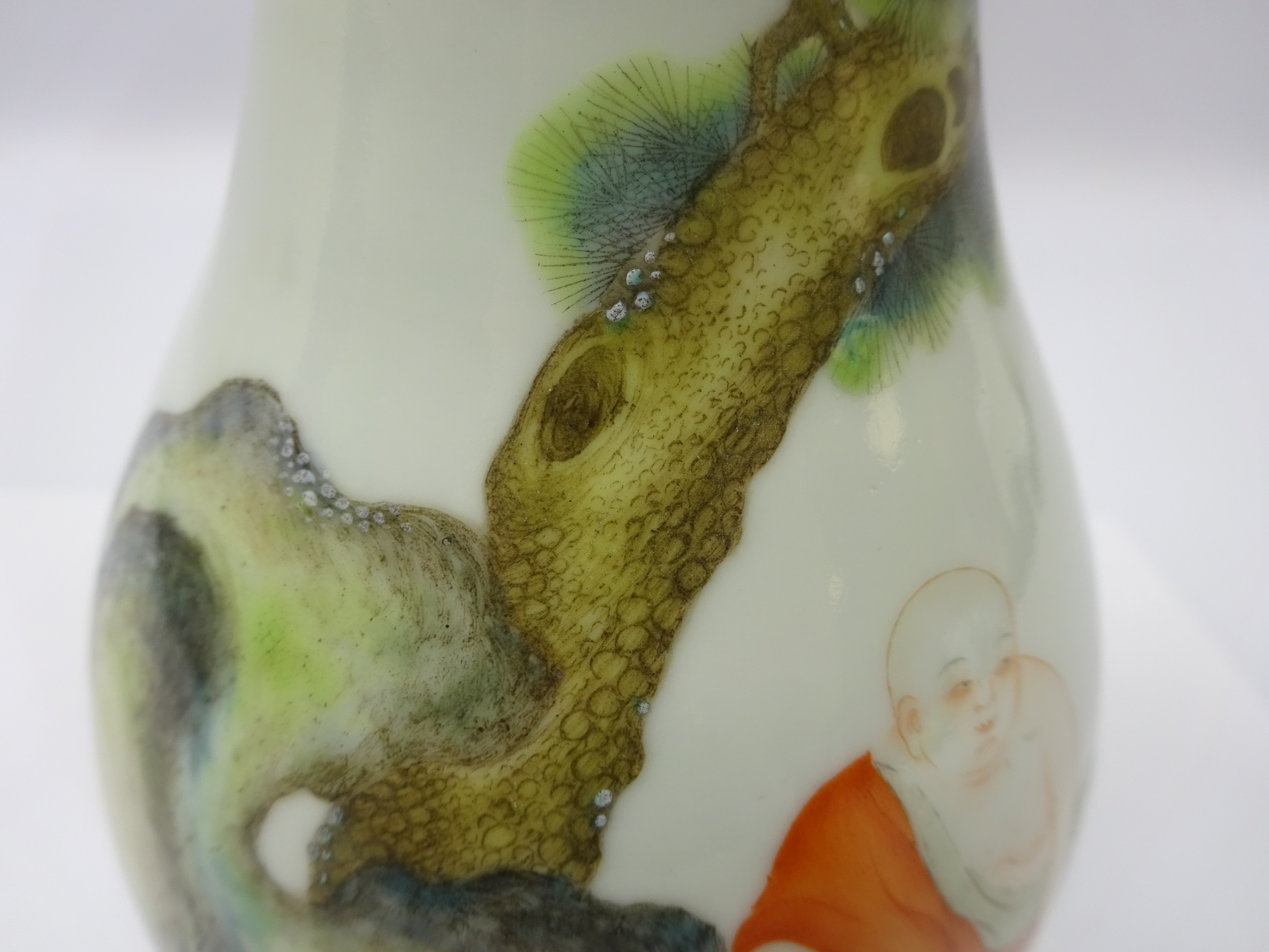 Chinese Republic bottle shaped vase, - Image 7 of 9