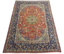Persian Kashan rug carpet,