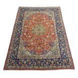 Persian Kashan rug carpet,