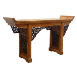 Chinese hardwood altar table,