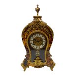 Louis XlV tortoishell style bracket clock,