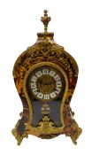 Louis XlV tortoishell style bracket clock,