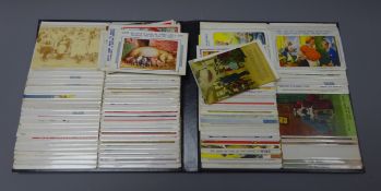 Collection of Bamforths and other comic postcards,