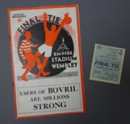 FA Cup Final programme, Manchester City v Portsmouth, 28th April 1934,