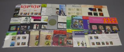 Thirty Royal Mail presentation packs, face value over 100 GBP,