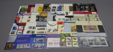 Thirty Royal Mail presentation packs, face value over 100 GBP,