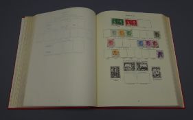 'King George VI' Stanley Gibbons stamp album including; Aden, Barbados, Bermuda, British Honduras,