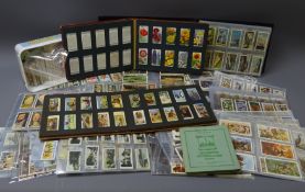 Collection of cigarette and trade cards, mostly full sets by Ogden's, Churchmans, Grandee, Phillips,