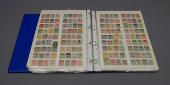 Queen Victoria Colonial and Dominion stamps on stocksheets housed in a ring binder album,