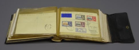 Collection of King George V 1935 Silver Jubilee first day covers including Antigua, Ascension,
