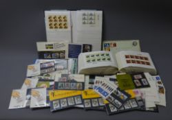 Collection of Queen Elizabeth II pre and post decimalisation mint stamp sheets and blocks with part