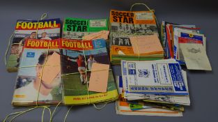 Forty-five 1960s football programmes including F.A.
