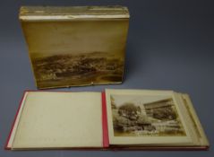 Album of Victorian Albumen titled prints of Scarborough, Filey, Flamborough & Whitby, by G.