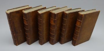 Dryden, John: Plutarch's Lives in Six Volumes, Translated from the Greek 1758, pub.