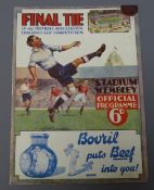 FA Cup Final programme, Arsenal v Newcastle United,
