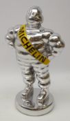 'Michelin Man' chrome plated figure,