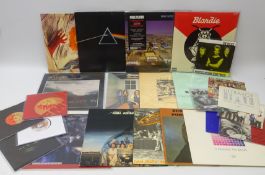 Collection of LP's and singles including Pink Floyd, Blondie, Status Quo,