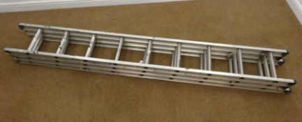 Abru Starmaster DIY aluminium triple ladder set,