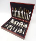 George Butler Cavendish canteen of silver-plated cutlery,