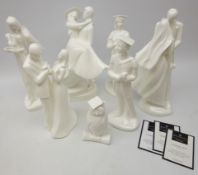 Six Royal Doulton Images figures,