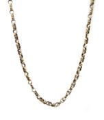 Victorian gold chain necklace stamped 9c Condition Report 6.