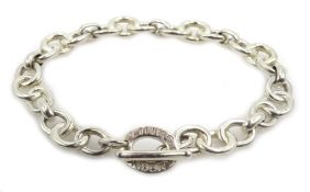Links of London silver chain bracelet,