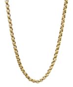 Victorian gold belcher chain necklace stamped 9c Condition Report 11.