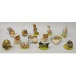 Thirteen Royal Albert Beatrix Potter figures,