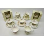 Royal Doulton Brambly Hedge cups and saucers - Summer, two 1996, 1997, 1998, The Engagement,