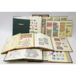 Collection of Great British and world stamps in nine albums/stockbooks and two empty