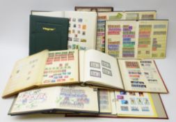 Collection of Great British and world stamps in nine albums/stockbooks and two empty