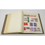 'The Triumph Stamp Album' containing world stamps including Afghanistan, Argentine, Australia,