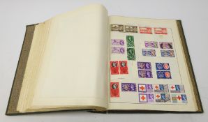 'The Triumph Stamp Album' containing world stamps including Afghanistan, Argentine, Australia,