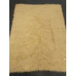 Habitat long pile wool rug,