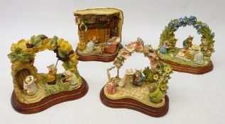 Four Border Fine Arts limited edition Brambly Hedge Tableau from the Four Seasons Collection -