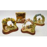 Four Border Fine Arts limited edition Brambly Hedge Tableau from the Four Seasons Collection -