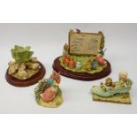 Four Border Fine Arts Beatrix Potter limited edition groups - Millennium Special Tableau 1415/2000,