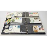 Collection of Great British first day covers in three ring binder albums