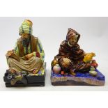 Two Royal Doulton figures: The Potter HN 1493 and Cobbler HN 1706, H20.