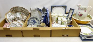 Rosenthal lustre circular charger and bowl decorated with fruit,