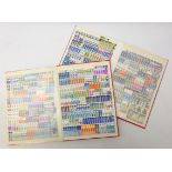 Queen Elizabeth II pre-decimal mint stamps in two stockbooks including blocks some with part margin